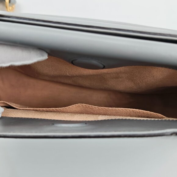 Gucci Nymphaea Bamboo Top Handle Leather Tote in Very Good Condition - Picture 13 of 16